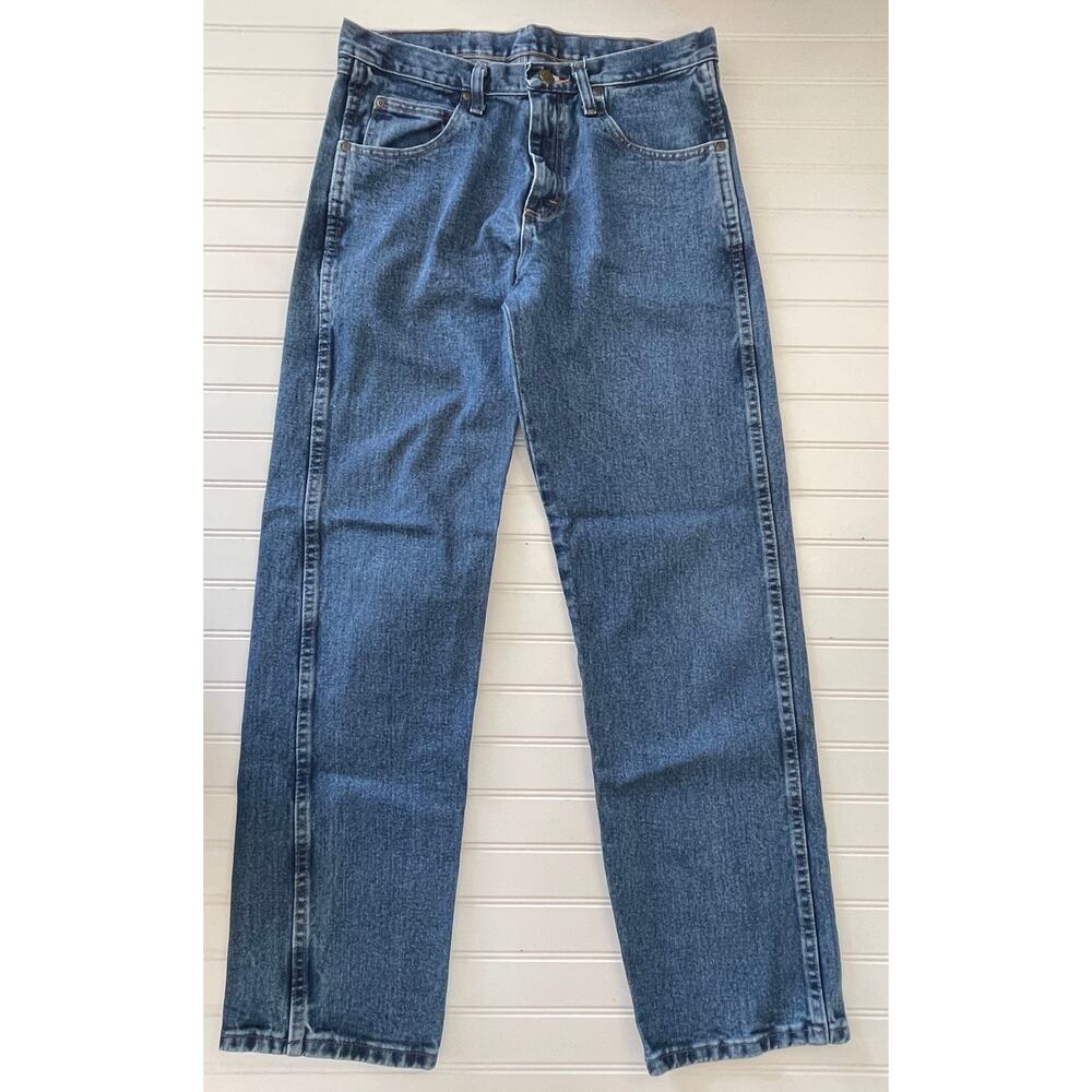 Wrangler Denim Jeans Cowboy Ranch Western Workwear Size Mens 32X32 - Picture 2 of 7